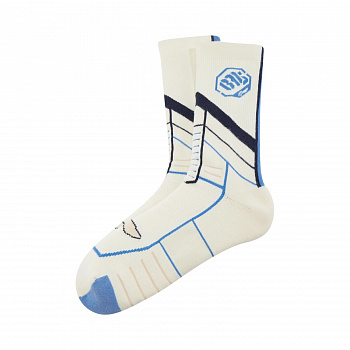 AWLV005-7 Носки высокие Bad5 On-Court голубой